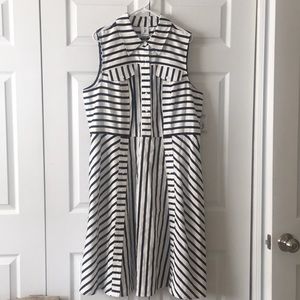 Black & White Stripe Dress